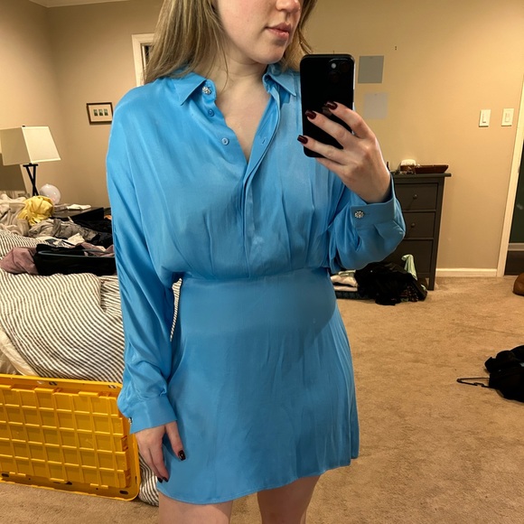 Zara Satin Dress - Picture 3 of 5